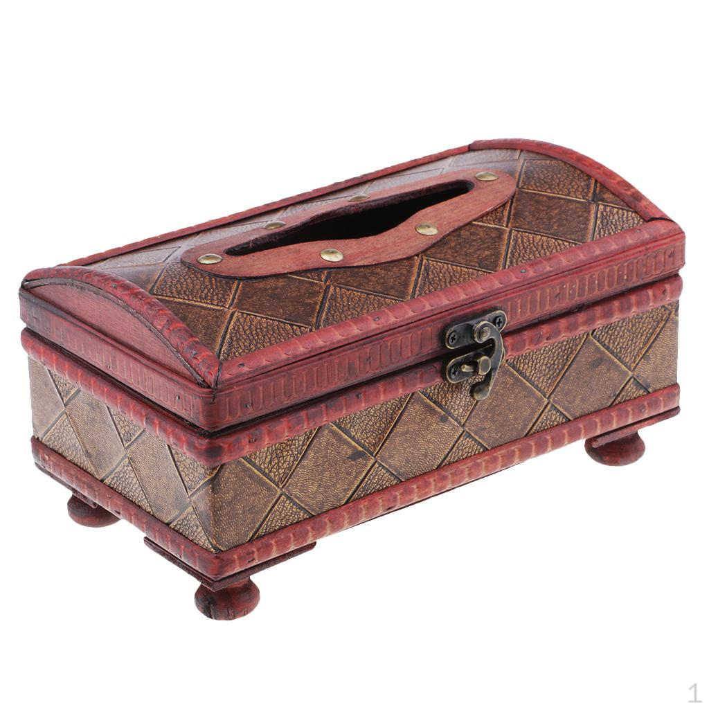 Tissue Box Napkin Holder for Car Home Decor Plaid