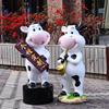 Cartoon Cow Outdoor Garden Planter Ornament