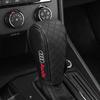 Leather Non-slip Wear-resistant Car Shift Handle Cover Car Styling For Audi A1 A2 A3 A4 A5 A6 A7 A8 Q1 Q2 Q3 Q4 Q5 Q6 Q7 Q8 RS4 S6 B8 Quattro