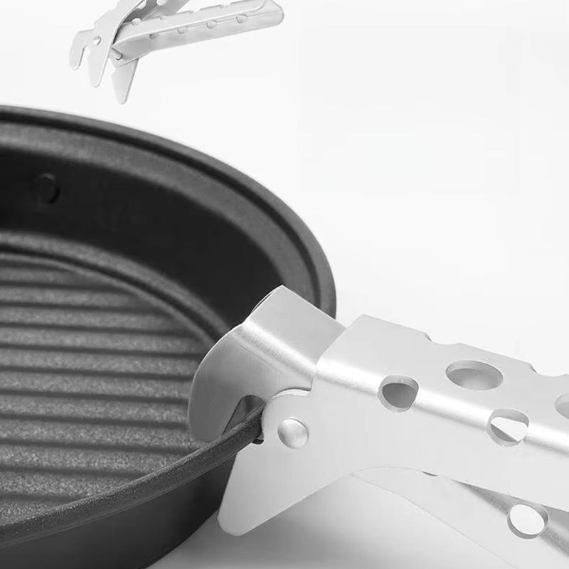 ABNO-5-Piece Non-Stick Camping Cookware Set With Kettle, Ideal For Outdoor Cooking And Camping Adventures, Easy To Clean