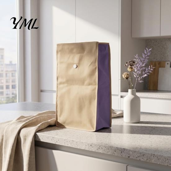 Root Vegetable Freshness Liner Reusable Self Sealing Potato Onion Storage Bags, Light Blocking Bag with Side Garlic Keeper Zipper, Non-woven