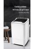 7.6KG Large Capacity Semi-Automatic Mini Washing Machine with Integrated Drainer for Home Use