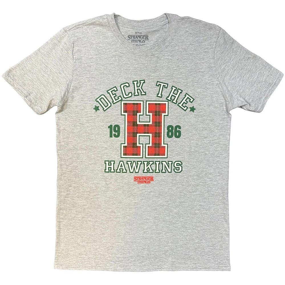 Stranger Things Deck The Hawkins Official Men s T-Shirt- M