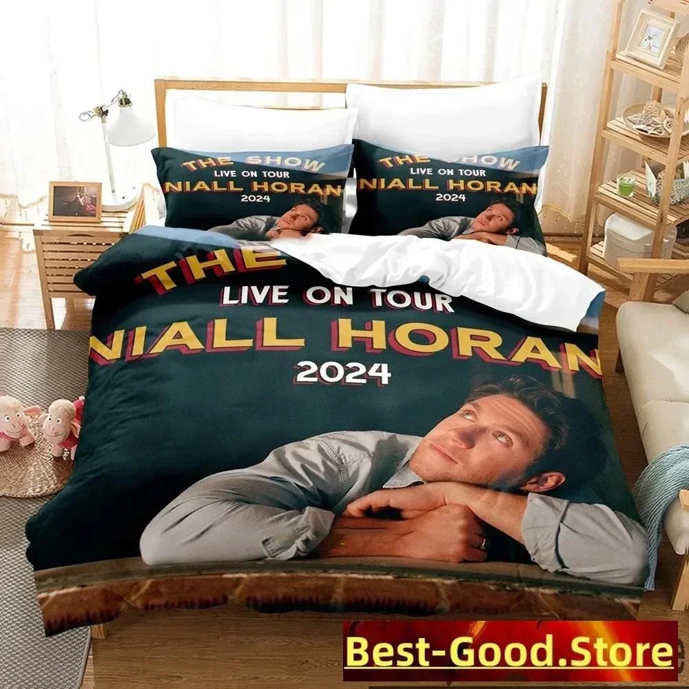 

3D Print Nial Horan Beding Set Printed With Pilowcase Bed Soft Duvet Cover Soft Single Double Quen Super King-Sized Dimensionsd Dimensions boys Adult 120*200cm Single