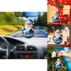 Acrylic Cartoon Playful Christmas Car Decal Unique Holiday Decoration Vehicles For