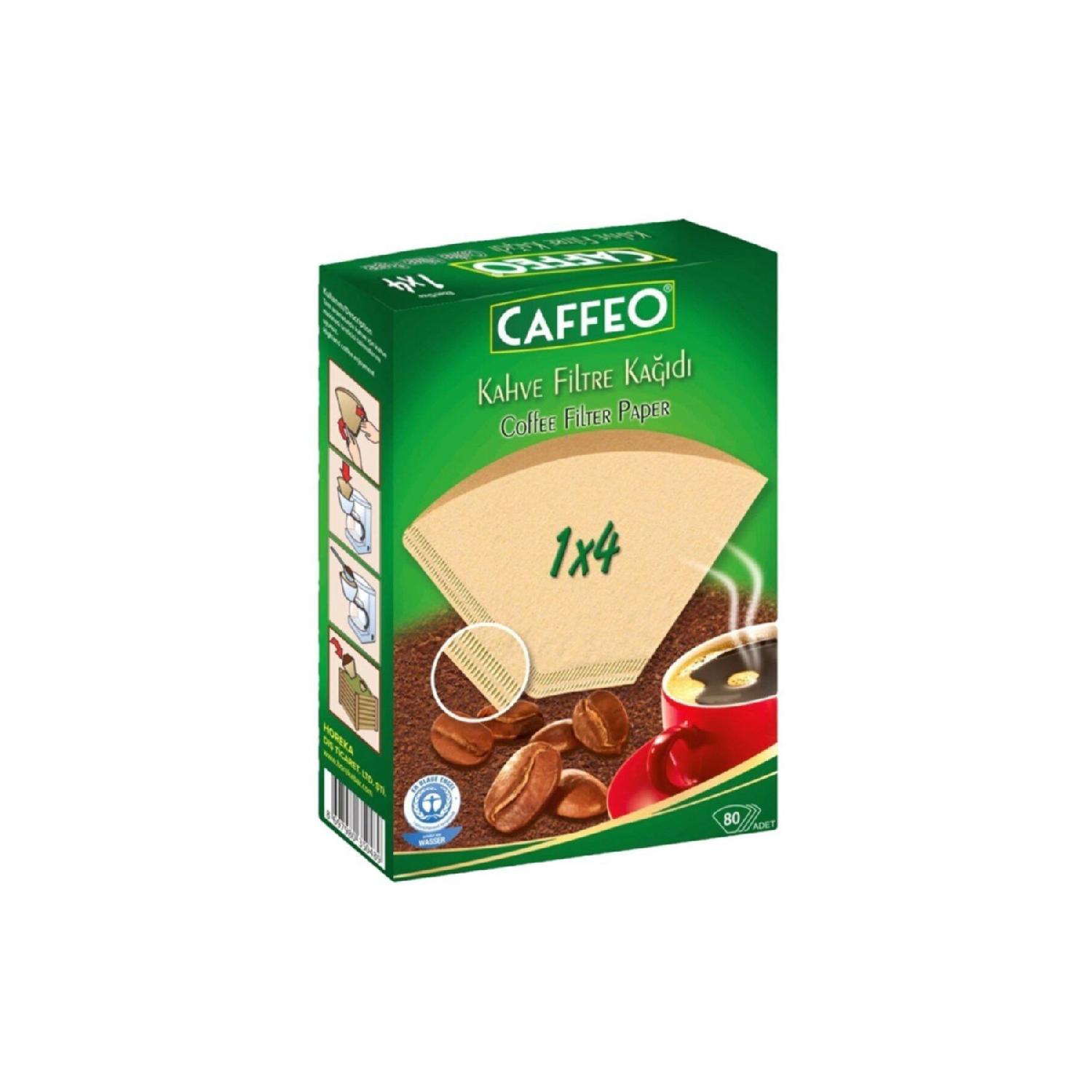 

Бумажный фильтр для кофе 1x4 80 шт. | Неотбеленная натуральная бумага