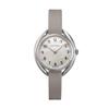 MATOW Ladies Solar Wristwatch MW001001GRYSS White Shell Dial Round Silver Baby's Breath