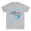 Unisex Rainbow Dash T Shirts Cotton Clothes Creative Short Sleeve Crewneck Tees Plus Size TShirts
