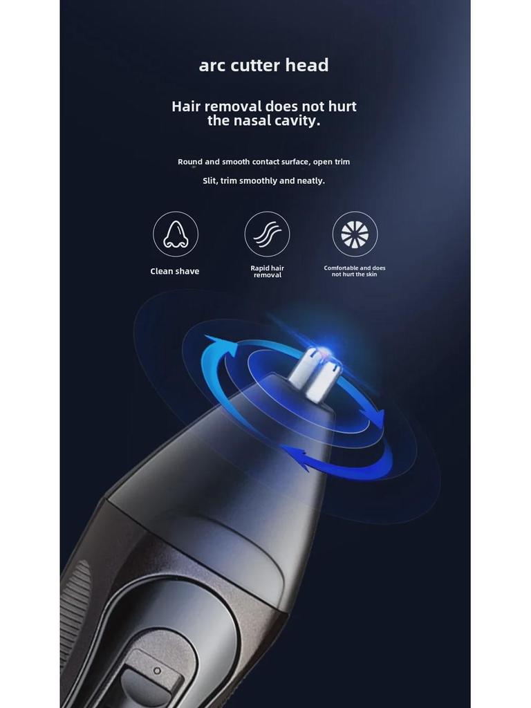 LZ-688 Rasoio elettrico 3 in 1: Tagliacapelli, tagliacapelli e rasoio per peli del naso