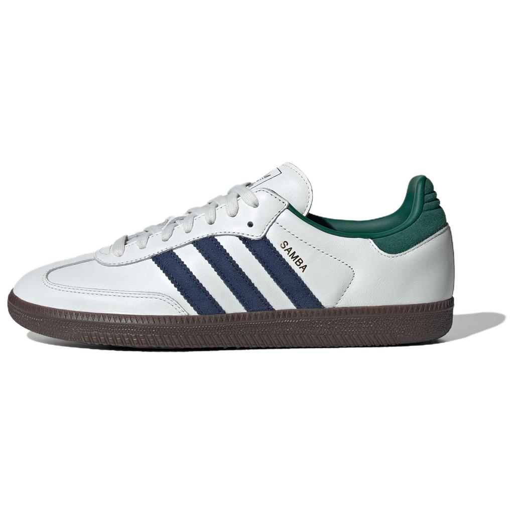 Adidas Samba OG White Navy Collegiate Green Unisex Sneakers Core-Black Cloud-White IH4882