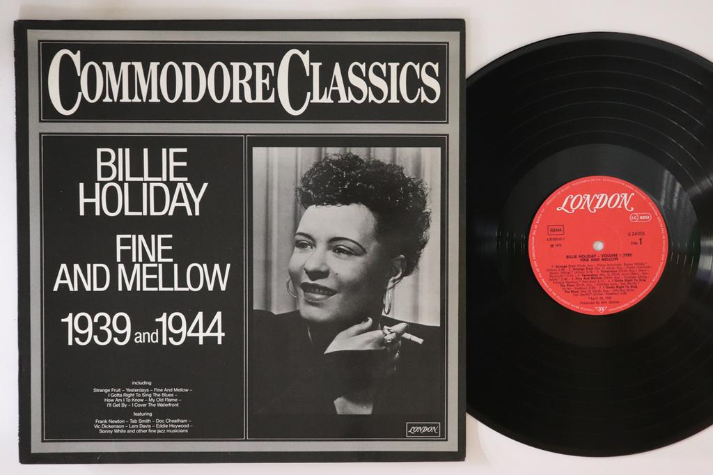 LP Record BILLIE HOLIDAY  Fine And Mellow 1939 And 1944 624055 LONDON 1979 Germany Jazz Used