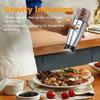 Gravity Electric Salt and Pepper Grinder Set, USB Rechargeable, No Battery Needed, Adjustable Coarseness, Automatic Mill Grinder with Warm LED Light,