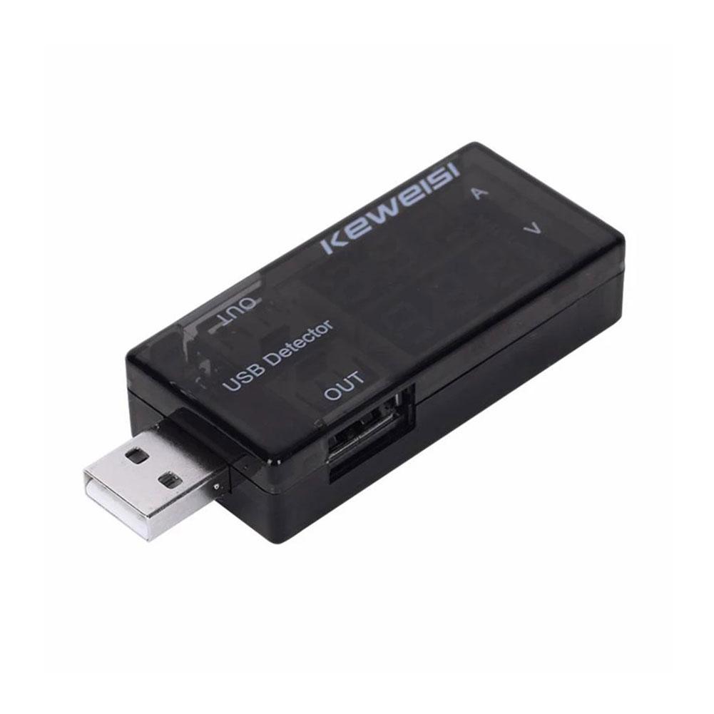 Dual USB Current Voltage Charging Tester Battery Voltmeter Red+Blue Ammeter Charger Power Charg Y3Q5