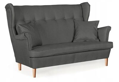 Ari Scandinavian Wing Sofa, Non-folding,, Light Gray