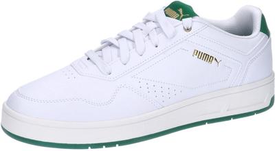 Court Classic Sneaker weiß/weinrot/gold
