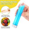10/20/40pcs Clear Flat Plastic Test Tubes with Screw Cap Candy Food Empty Bottle Containers for Wedding Party Decor Home Storage