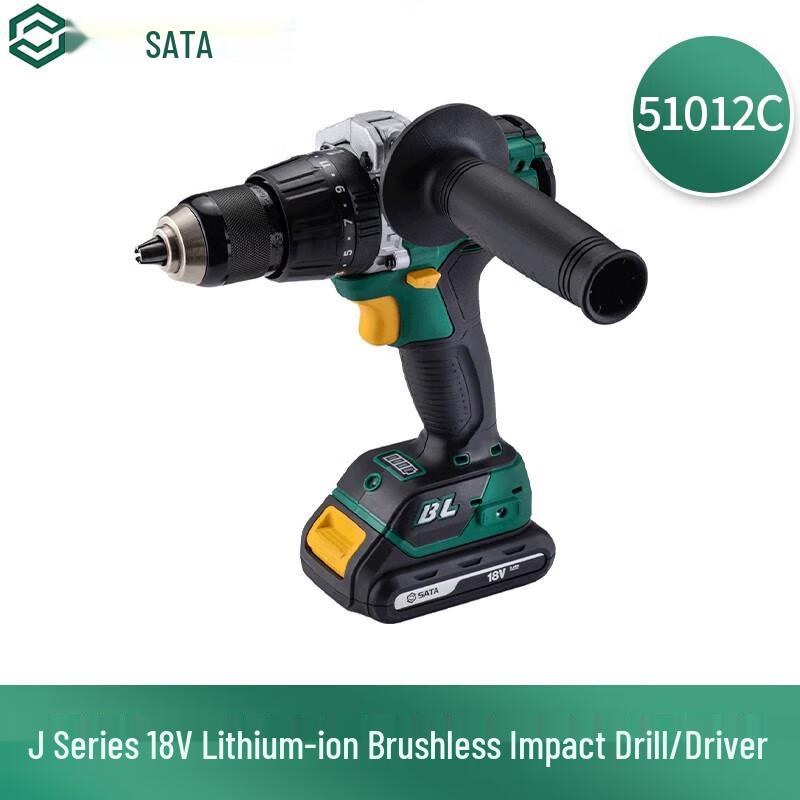 

SATA J-Series 18V Brushless Impact Drill/Screwdriver CN plug (adapter included)