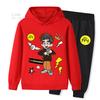 Merch A4 Winter Kinder Sportbekleidung Set Hoodies Jogginghosen Mädchen Junge Kapuzenpullover Kinder Outfit Pullover Hosen Anzug