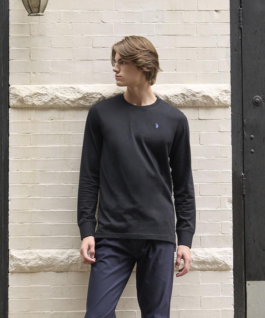 USPOLOASSN Cotton Round T-Shirt_Black