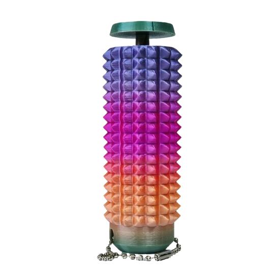 Klíčenka Spike Grip Úleva od úzkosti Tichá fidget hračka s unikátním tvarem bubnu Senzorická klíčenka pro úlevu od stresu