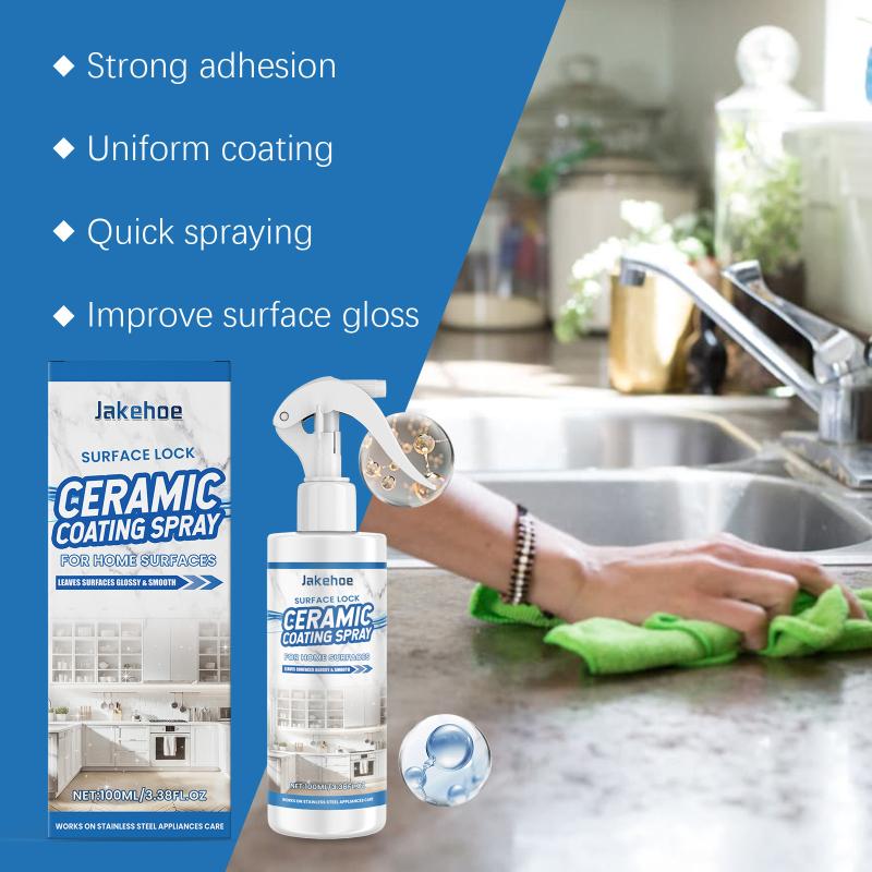 Spray Rivestimento Ceramico Professionale Per Piastrelle, Lucentezza a Lunga Durata e Protezione Contro le Macchie in Cucina e Bagno, Facile