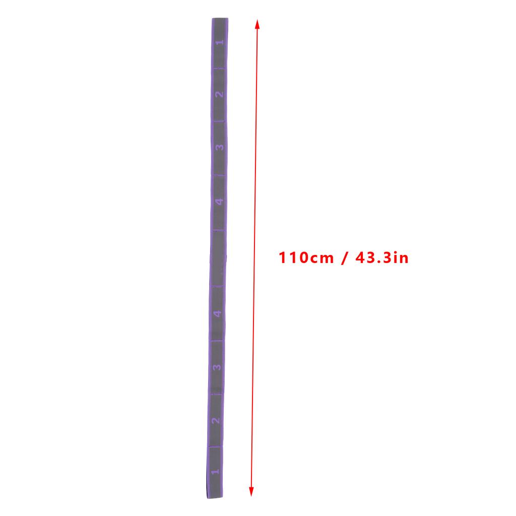   Stretch Strap Women Fitness High Elastic Multi  Exercise Stretch Band Belt(Blue Gray )