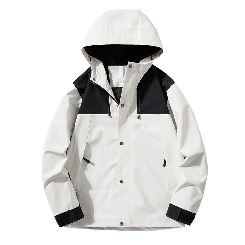 Outdoor Single-layer Assault Jacket Three-proof Mountain Series Color Matching Clothes Spring and Autumn Windproof Soft Shell Jacket for Men and Women