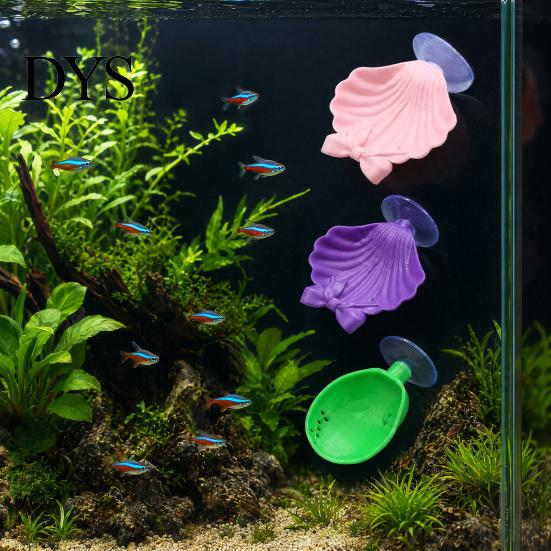 Fish Tank Resting Spot Betta Hammock Shells, Small Shell Beds with Suction Cups, Spawning Ground, for Betta, Shrimp, Aquarium Accessories Safe