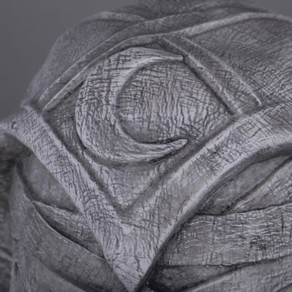 Movie Figure Knight Face Cover Soft Latex Knight Cosplay Face Covering Headwear Halloween Knight