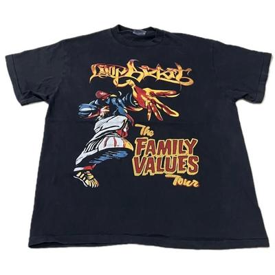 Вінтажна футболка Limp Bizkit Primus System Of Down Family Values Tour XL РЕПРИНТ