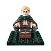 Anime Attack on Titan Erwin Smith Cosplay Blocchi da Costruzione Uomo Cartone Animato Mattoncini Modello Persone Ornamento Regalo di Natale