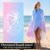 Extragroßes Luxus-Frottee-Saugfähiges Übergroßes Strandtuch | Mikrofaser-Polyester, Starke Wickeleigenschaften, Maschinenwaschbar, S