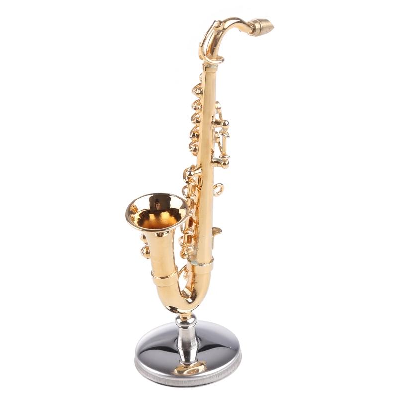 Mini Musical Instrument Miniature Dollhouse Model Mini Alto Saxophone Model