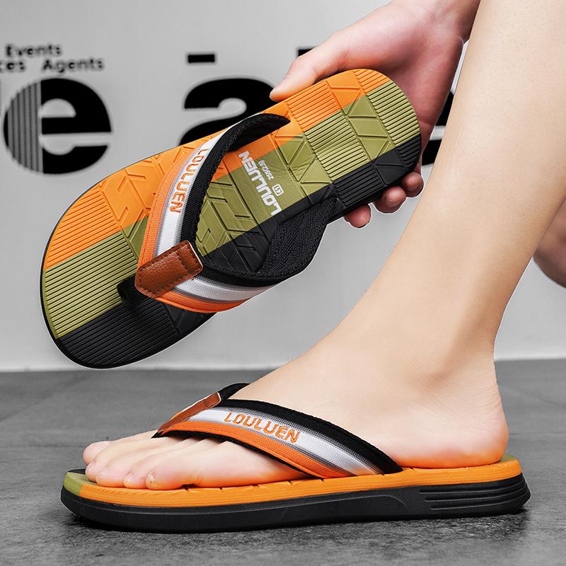 Men Flip Flops Fashion Mens Sandals Outdoor Soft Summer Slippers Size 39-45