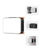TELESIN Magnetic Quick Release LED Video Light for DJI Osmo Action 5 Brightness Levels 3 Color Temperature CRI High Fidelity Color IPX5 Minimum