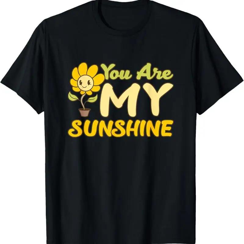 

You Are My Sunshine Sunflower Graphic Tee Shirt Soft Breathable Cotton TShirt for Unisex S