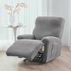 4Pcs/Set Jacquard Relax Recliner Sofa Cover Elastic 1Seater Split Armchair Chair Cover Removable Slipcover For Living Room Home
