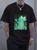 Funny Lizard Meme T-Shirt, Featuring Green Frog And Lizard Squad Design, Men'S Universal Adult Casua