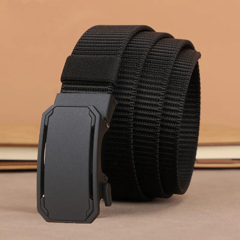 

Мужской новый ремень автоматическая пряжка прочный нейлоновый тактический плетеный ремень для людей среднего и молодого возраста уличный ремень ремень 120cm