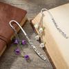 Hanger Bedeltjes Metalen Bladwijzer Vergulde Afwerking Cadeau Bladwijzer Draagbare Lees Bladwijzer Boekenliefhebbers