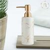 Ceramic Shampoo Dispenser for Bathroom (250 Ml) - Handwash Dispenser Bottle with Pump for Kitchen - Liquid Soap Dispenser for Wash Basin
