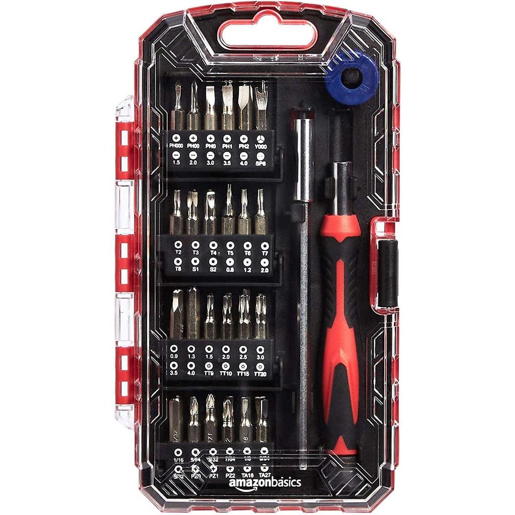 51-Piece Precision Screwdriver Bit Set, 17.1 X 9.7 X 2.8 Cm