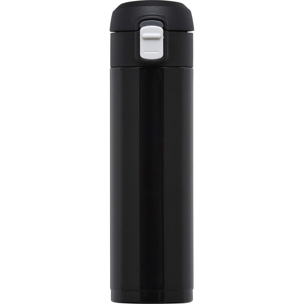 Wahei Freiz Hrnek na vodu Vakuově izolovaná Láhev pro vynechání tepla a chladu, 300 ml, Černá, Jednodotyková zátka, Antibakteriální, Láhev, Retence, Izolace,