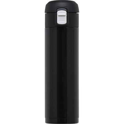 Wahei Freiz Water Mug Vacuum Insulated Heat Cold Omit Bottle, Bottle, 300ml, Black, One-Touch Stopper, Antibacterial, Bottle, Retention, Insulation,
