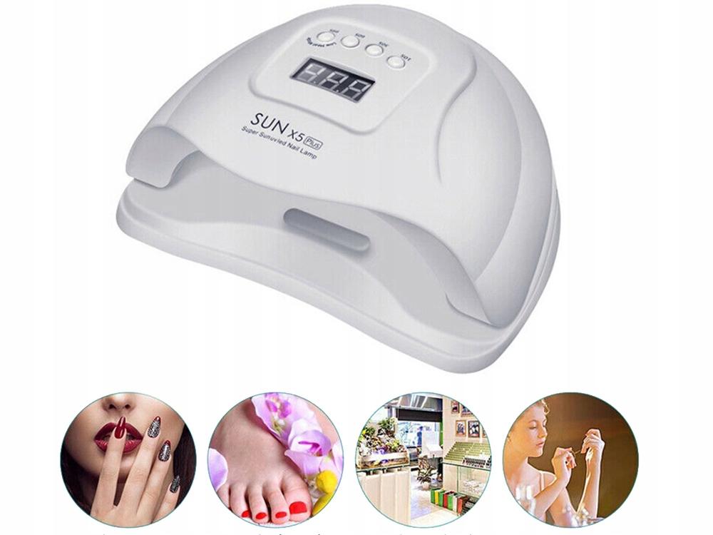 LED+UV Lamp Verk Group MANICURE PEDICURE LAMP White 54W
