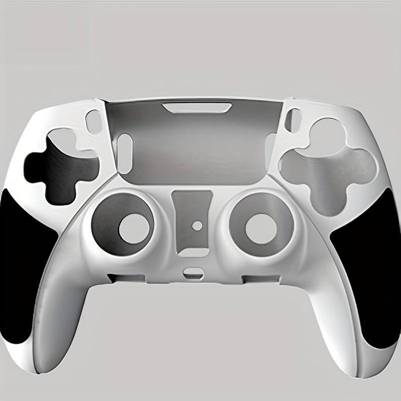 

Защитный чехол для игровой ручки PS5 Elite с двухцветным силиконовым мягким чехлом для защиты от скольжения, царапин и утолщения белый