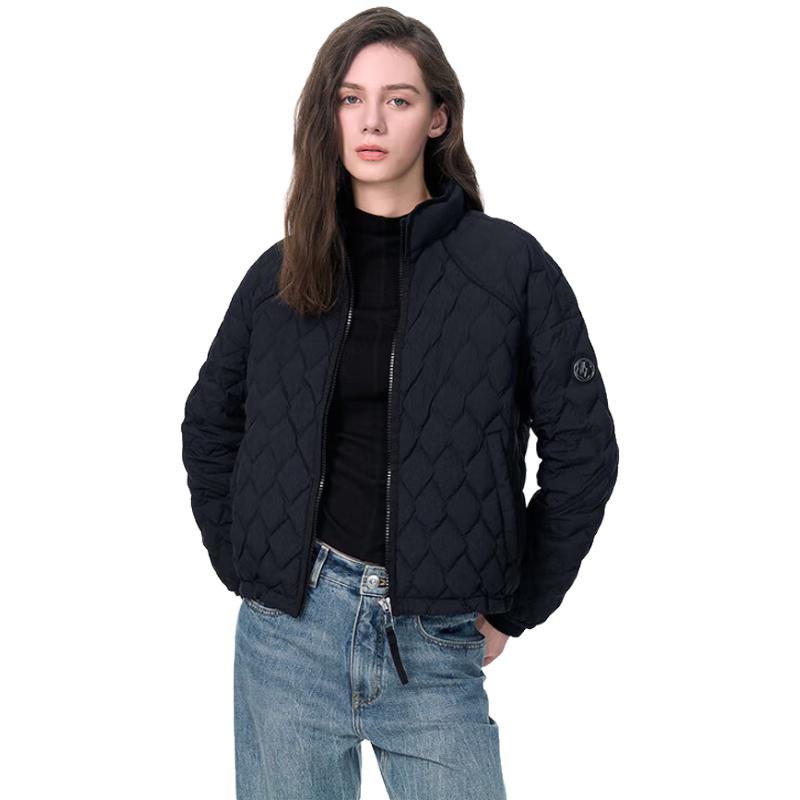 

Jinyujie Women s Lightweight 90% Duck Down Stand-Collar Puffer Jacket L