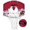 Wilson NBA Team Mini Hoop Chicago Bulls Unisex Adult 28.5cm Board Width 10cm Ball Diameter Basketball Goal