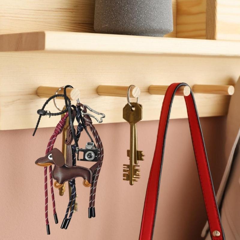 Stylish Dachshund Keychain Pendant Purse Charm For Keys Multipurpose Bag Decoration Feature Alloy Fastener Accent