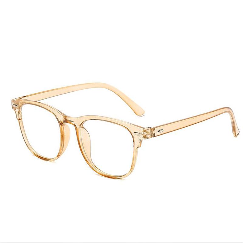 Transparenter Rahmen Quadratische Fertige Kurzsichtbrille Damen Herren Klares Glas Kurzsichtbrille Dioptrie 0 -1.0 -1.5 -2.0 Bis -6.0